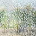 Rabbitgoo Window Privacy Film Stained Glass Window Film, Decorative Stickers Removable UV Sun Blocking Clings Door Coverings, Diamond Pattern, 23.6 x 78.7 inches