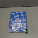 Yancorp 4 Pack Plastic Blue and White Checkered Tablecloths 54 x 108 Inch Picnic Table Covers Disposable Table Covers for Rectangle