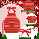 Hungdao 22 Pcs Christmas Doll Accessories Mini House Kitchen Outfit Set Kitchen Gas Stove Adorable Cooking Scene for Xmas Clothes and Accessories Gift, Doll is Not Included