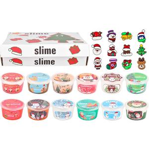 Christmas 12 Pack Butter Slime, Xmas Toys Kit, Classroom Party Favors for Kids 8-12, Party Favors for Classroom Birthday, Christmas Stocking Stuffers