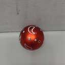 Soulchen 7 Pcs Glass Western Christmas Ornaments 3.15 Paisley Bandana Print Ball Ornaments Western Cowboy Party Decorations Rustic Holiday Baubles for Home Christmas Tree Gift (Red)