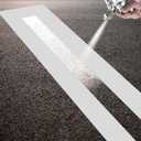 4 x 108 Inch Parking Lot Line Stencil, Silicone Foldable Reusable Line Stencil for Painting Parking Lot & Pavement Lines for Asphalt Concrete Pavement