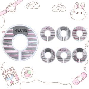 5 x Baby Closet Dividers Set of 7 - Clothes Organizer Toddler Hanger, Nursery Organization for Newborn Clothing