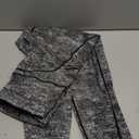 THE GYM PEOPLE Thick High Waist Yoga Pants with Pockets, Tummy Control Workout Running Yoga Leggings for Women (Large, Black/White/Grey)