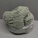 H.VERSAILTEX Sage Bathroom Rugs, Bath Mat Set of 2 Extra Thick Chenille Striped Pattern Shaggy Bath Rugs for Bath Room, Non Skid Bath Mats for Bathroom Floor (32 x 20 Plus 24 x 17 - Inches)