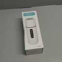 Car Electric Kettle,Portable Travel Kettle,12V/24V Car Coffee Warmer,420ML Hot Water Heater with Built-in Magnetic Induction Stirring,Small Mini Hot Water Boiler for Tea Coffee Milk (White)