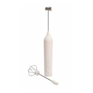 Primula Rechargeable USB Milk Frother With Stand - White