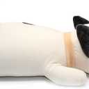 Vintoys Bull Terrier Dog Big Hugging Pillow Soft Plush Toy Stuffed Animals White 21"