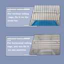 IBWell 4 Pack Bird Feeder for Cage Bird Food Bowl Parakeet Feeder Bird Water Parrot Feeder