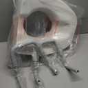 Medline 5" Elongated Raised Toilet Seat, with Lock and Removable Padded Arms- A Medical Seat for Seniors, Elderly, Adults, or Post-Surgery Recovery, 1 Ct.