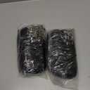 Epakh 200 Pcs Lanyards for ID Name Badge Holder Neck Lanyard Flat with Clips Neck Straps for Office School Nurse (Black)