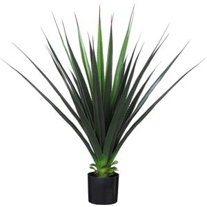 Veryhome 3FT Agave Plant Artificial Succulents 35 Inch Large Fake Outdoor Plants UV Resistant Faux Greenery for Indoor Home Office Floor Front Porch Decor