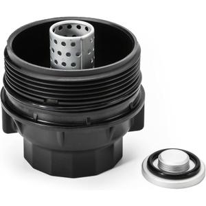 Oil Filter Housing Cap For 2009-2019 Toyota Camry Tacoma Highlander RAV4 Avalon Sienna Venza, 2009 2010 2011 2012 2013 2014 2015 2016 2017 2018 2019 2020 VEHICLES,Replace 15620-36010,15620-36020