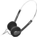 Retro Over-Ear Headphone, Vintage Feelings Underwire Headphones, Retro Lightweight Earphones, Hi-Fi Stereo Earphone Headset, Headphone for Most Mobile Phones Playback Pevices Headphones (Black)