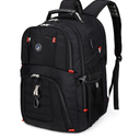 SHRRADOO Extra Large 50L Travel Laptop Backpack with USB Charging Port, College Backpack Airline Approved Business Work Bag Fits 17 Inch Computer for Men Women