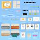 MOREJMTT Punch Needle kit-4 Embroidery kit for Beginners,Punch Needle Kits Adults Beginner,Needles, Curved Scissors, a Tool Storage Box, Easy-to-Follow Instructions, and Tutorial Videos-4 Dog