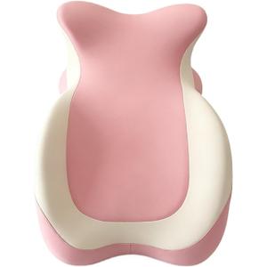 Prone Support Pillow, Contoured Memory Foam Face-Down Rest Cushion for Bed, Massage Table, Spa and Home Relaxation (Pink, No Pillow)