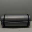 Extra Long & Wide Thick Yoga Mat for Tall Men & Women, 84'' x 32'' x 7mm Oversized Yoga Mat Double-Sided Non Slip, Pro TPE Yoga Mats with Strap (Black)