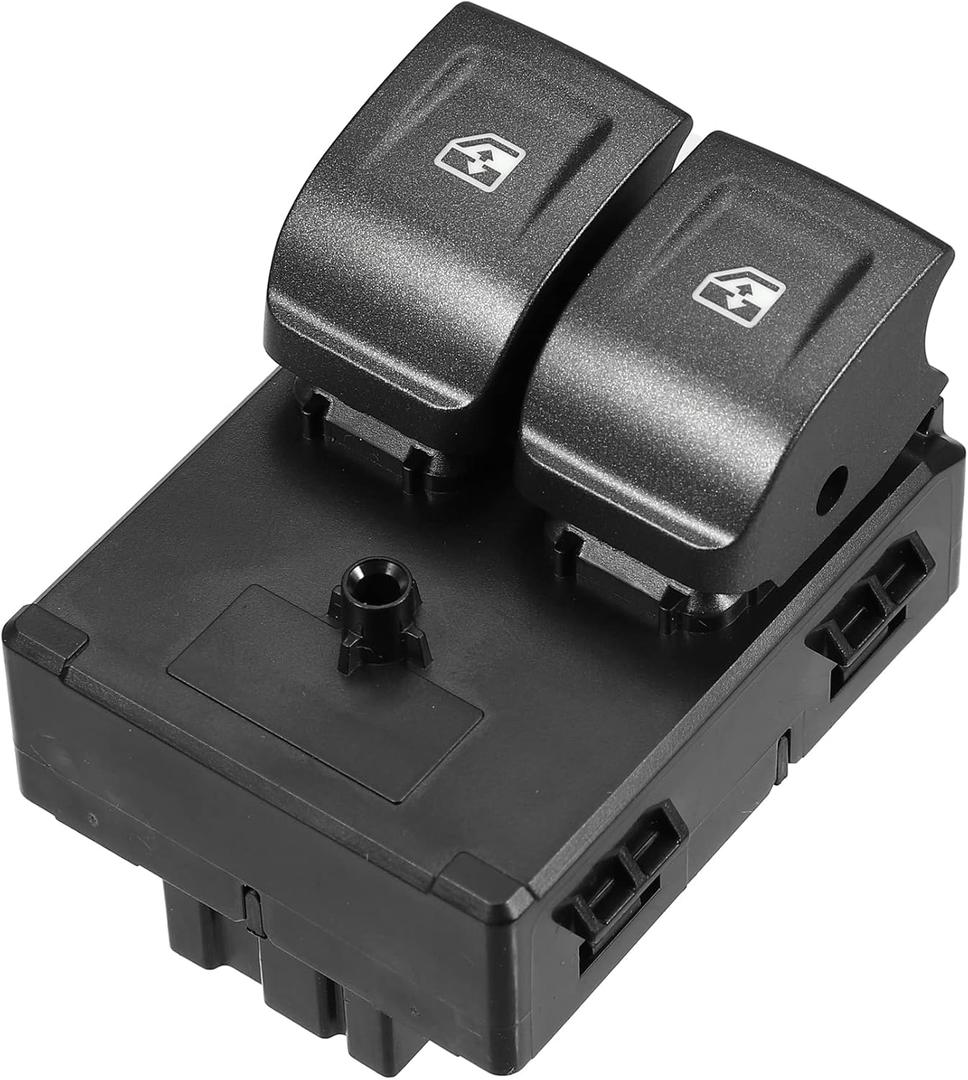 X AUTOHAUX 1 Pcs Front Left Driver Side Door Window Switch for Chevrolet Colorado 2015-2022 23427095 Plastic Metal Black