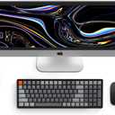 Keychron K4 RGB Hot Swappable Mechanical Keyboard, 96% Layout Bluetooth Wireless/USB Wired Computer Keyboard with Gateron G Pro Red Switch Aluminum Frame for Mac Windows-Version 2