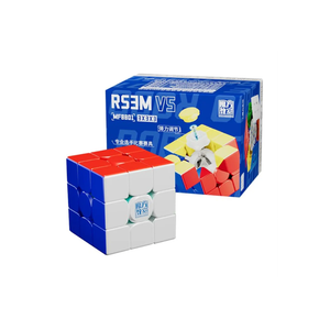 RS3M-V5 Magnetic 3x3 Speed Cubes Stickerless - Puzzle Magic Cube for Kids & Adults