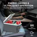 11L/Quart Electric Cooler & Warmer - Portable Car Refrigerator 12 Volt DC Car Fridge with Dual-Temp Control Car Fridge 12V Refrigerator for Camping, Travel & Road Trips,RV, Boat