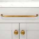 10 Pack Antique Brass Cabinet Pulls 10 Inch(254mm) Kitchen Cabinet Handles Solid Zinc Alloy Cabinet Hardware Drawer Pulls