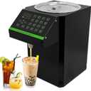 8L Automatic Fructose Dispenser Syrup Dispenser, Commercial Fructose Dispenser Machine, Quantitative Bubble Tea Fructose Dispenser with Stainless Steel Barrel, 16 Buttons Control, 170W
