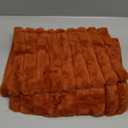 Artoid Mode Caramel Soft Plush Faux Fur Jacquard Table Runner, Holiday Seasonal Kitchen Dining Table Decoration for Home Party Decor 13x72 Inch