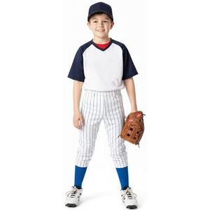 DEVOROPA Toddler Baseball Pants Youth Boys Girls Softball Pants Kids Fast Pitch Tee Ball Practice Pants Pockets Large