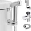 Handheld Bidet Sprayer for Toilet,Bidet Sprayer with Stainless Steel Hose for Feminine Wash & Muslim Shower,Adjustable Water Pressure Bidet Faucet Cloth Diaper for Baby Wash (Brushed Nickel)