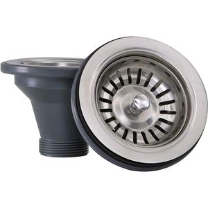 Highpoint Stainless Steel Drain for Thick Fireclay Sinks - 4.5