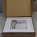 8x12 White Picture Frames set of 3, Made of Wooden and Glass Photo frame - Displays 6x8 Picture with Mat or 8 x 12 Poster without Mat, Desktop & Wall Collage Frame set