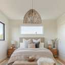 17.7" Rattan Pendant Light,Hand Woven Wicker Hanging Light
