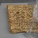 KOLWOVEN 28in Christmas Tree Collar Large to Small Christmas Tree, Woven Christmas Tree Ring Adjustable Skirt, Christmas Tree Skirt for Decoration, Base Protection from Pets (Water Hyacinth)