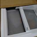 24" x 27" Shed Windows 2 Pack, Small Sliding Window with Tempered Glass & Metal Mesh Screen, Flush Mount Windows for Shed Chicken Coop Barn Household Garage Basement Cabin Playhouse