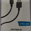 ZGEAR 4' MICRO USB DATA CABLE BK EA