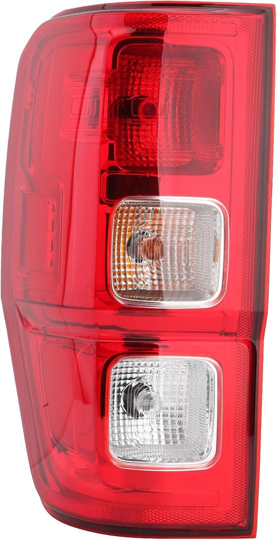 Tail Light Assembly For 2019 2020 2021 2022 Ford Ranger Rear Driving Lamp with Wire Bulbs Left Driver Side Replace KB3Z-13405-F