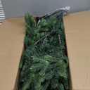 5FT Prelit Artificial Christmas Tree, Pre Lit Christmas Tree with 250 Lights and 1316 Branch Tips, Lighted Hinged Xmas Trees with Foldable Metal Stand for Party, Holiday, Home, Office (Green)