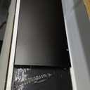 49.2W Dresser with 2 Hanging Racks, 5 Drawers Dresser with LED Lights & Charging Station, Dressers with Clothes Rack, Shoe Racks and Side Hooks, TV Stand Chest of Drawers for Bedroom, Black