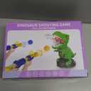 Dinosaur Shooting Toys for Kids 3-5 Years, Movable Target Shooting Games with 2 Air Pump Launcher, Interactive Competition Game Gift for Boys and Girls Ages 3 4 5 6 7 8 Years Old