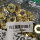 RTrhinoTuning 50pcs Wheel Rim Rivets for 7.5mm/0.3in Hole Replacement Wheel Lip Rivets Nuts ABS Plastic Gold Wheel Rim Lip Rivets Nuts Replacement Rivets Universal Yellow