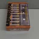 PChero 10 PCS Window Candles with Dusk to Dawn Sensor, 7.2" Flameless Taper Candles Battery Operated with Black Holders, LED Candle Sticks Christmas Window Lights for Home Christmas Holiday Decor