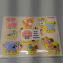 QUOKKA Wooden Puzzles for Toddlers 2-4  Chunky Matching Puzzles Set Toddler Montessori Animal Toys with Jumbo Animals Toddler Puzzles Ages 1-3 I FSC Certified Wood