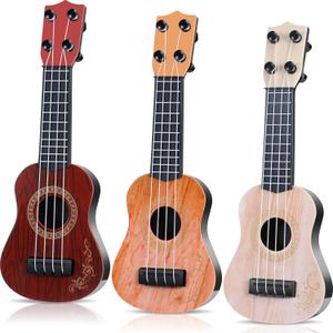 3 Pcs Toy Ukulele Guitar for Kids Mini Ukulele Kids Toy Classical Musical Instrument Guitar Baby Cute Developmental Educational