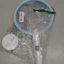 Nymrix Electric Fly Swatter Racket, 2 in 1 Mosquito Bug Zapper 4100V Handheld Mosquito Killer with 1800 mAh Rechargeable Battery, Purple Light and 3-Layer Safety Mesh for Indoor Outdoor Blue