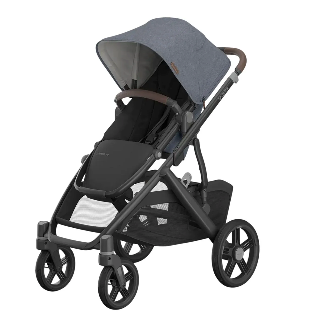 UPPAbaby Vista V3 Convertible Single-to-Double Stroller - Julian | One stroller that grows with your family, from one child to three 