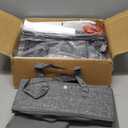 2In1 Baby Diaper Caddy & 3-Tier Rolling Diaper Cart, Diaper Caddy Organizer Cart with Dividers, Mobile Metal Utility Cart for Nursery Essentials, Detachable Bedside Cart, Large Capacity (Black)