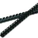 Fellowes Binding Combs Plastic Black 5/8 Inch 25 Pack (52324)