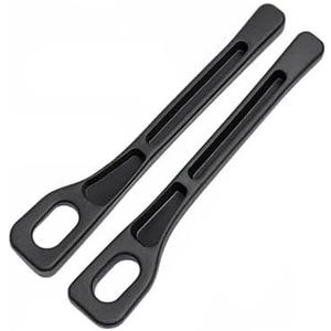 2PCS Universal Car Seat Gap Filler Between Seats Console Organizer Crevice Storage Bag Box Decoration Interior Accessories(Black)